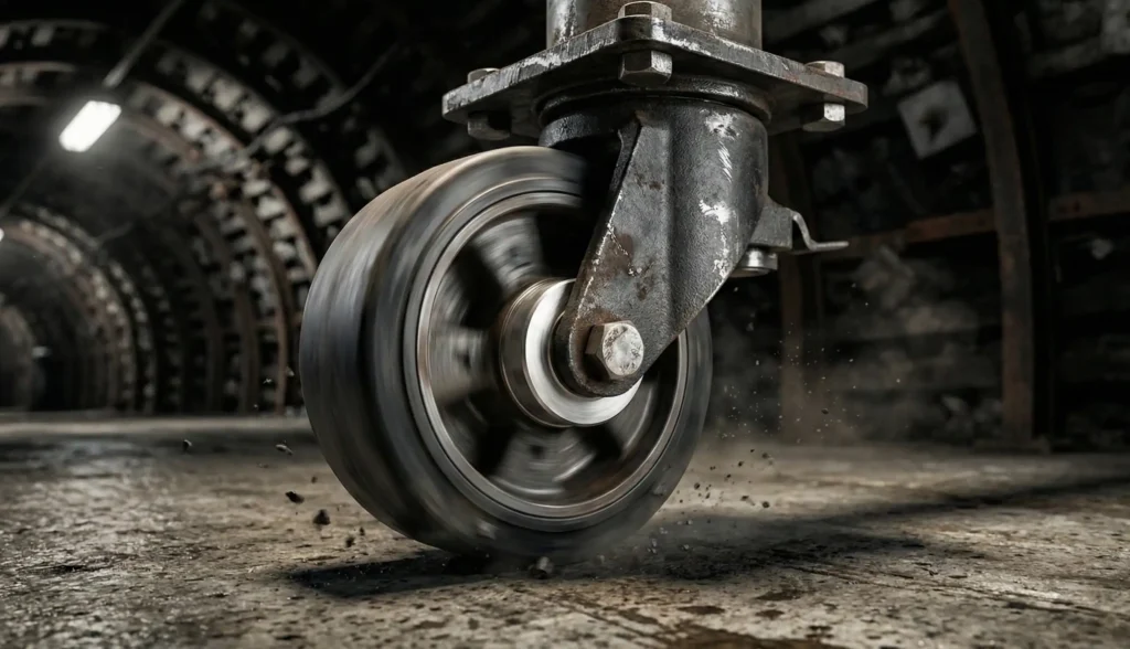 wielen voor mijnbouw