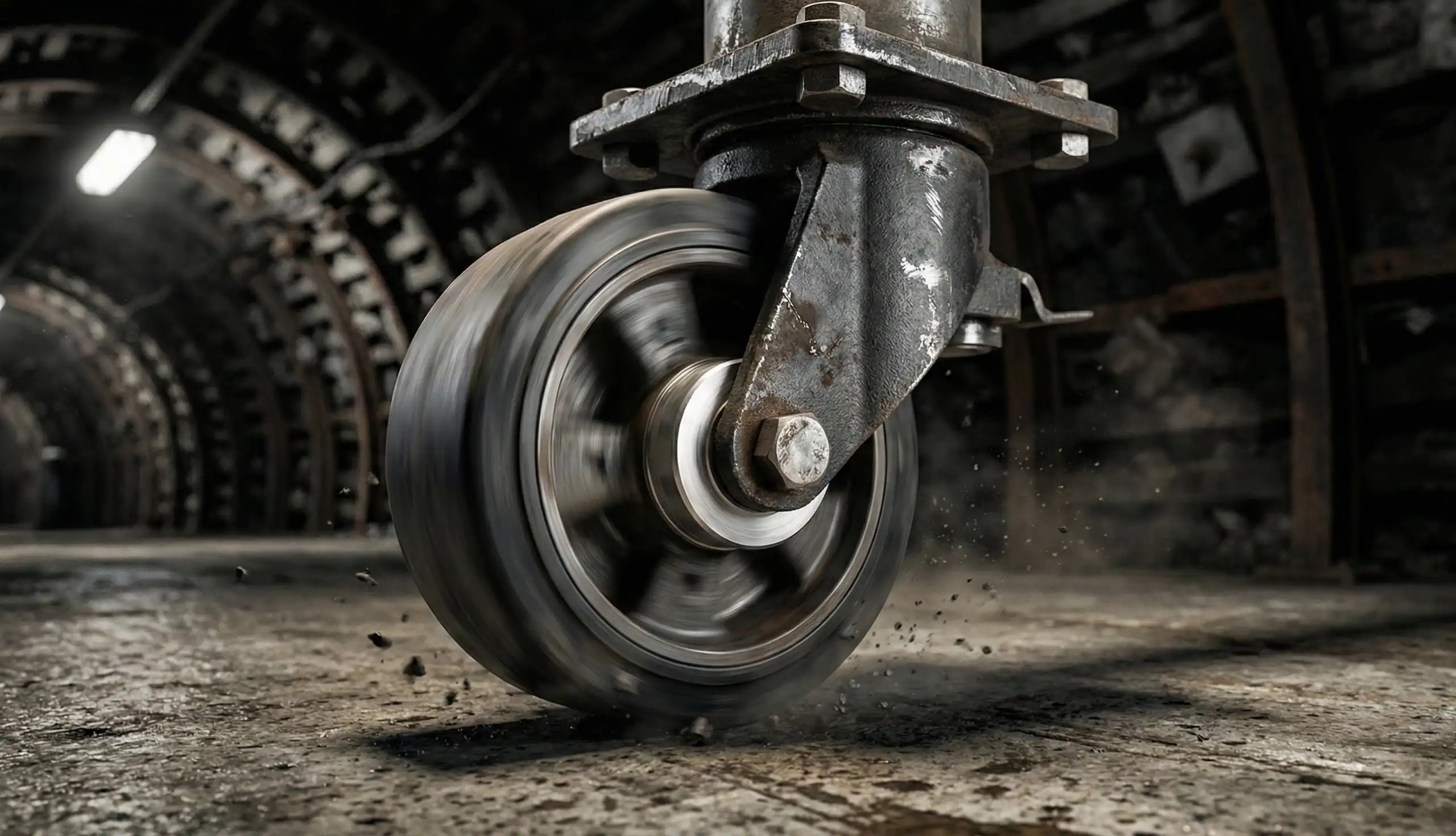 wielen voor mijnbouw